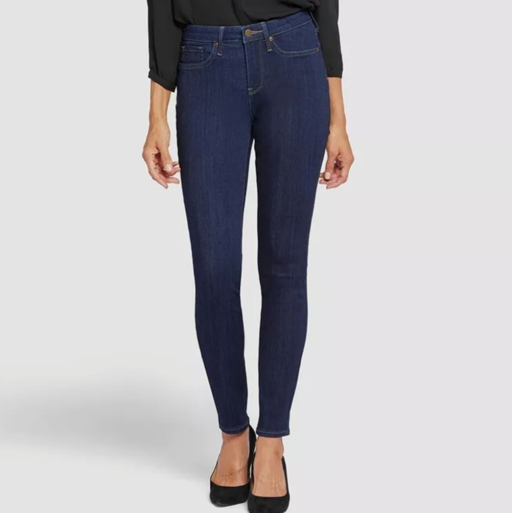 NYDJ Skinny Jeans Dark Wash Size 12 Style #MSSD8706